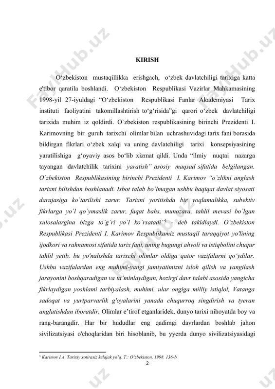 kamiz mustaqil taraqqiyot yo'lining ijodkori va rahnamosi sifatida tarix fani, uning bugungi ahvoli va istiqbolini chuqur tahlil yetib, bu yo'nalishda tarixchi olimlar oldiga qator vazifalarni qo‘ydilar. ushbu vazifalardan eng muhimi-yangi jamiyatimizni isloh qilish va yangilash jarayonini boshqaradigan va ta’minlaydigan, hozirgi davr talabi asosida yangicha fikrlaydigan yoshlami tarbiyalash, muhimi, ular ongiga milliy istiqlol, vatanga sadoqat va yurtparvarlik g'oyalarini yanada chuqurroq singdirish va tyeran anglatishdan iboratdir. olimlar e’tirof etganlaridek, dunyo tarixi nihoyatda boy va rang-barangdir. har bir hududlar eng qadimgi davrlardan boshlab jahon sivilizatsiyasi o'choqlaridan biri hisoblanib, bu yyerda dunyo sivilizatsiyasidagi mahalliy xalqlarga xos tarixiy-madaniy jarayonlar bo'lib o'tgan. har bir davlatchilik hududlaridan dunyo sivilizatsiyasi tarixiy taraqqiyotida o'chmas iz qoldirgan olimu fuzalolar, davlat arbobiyu, sarkardalar yetishib chiqqanlarki, bugungi xalqlar ular bilan xaqli ravishda faxrlansa arziydi. hukumatlar tashabbusi bilan jahon tarixi chuqur o`rganila boshlandi. shu jumladan jahon davlatchiligi tarixidagi yevropaning integratsiyalashuv davri ham. bu davr haqida ham izlanishlar olib borildi. lekin afsuski yevropaning integratsiyalashuv …