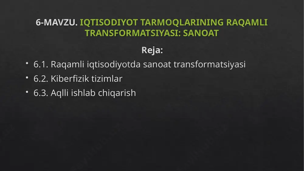 aqt rejimida doimiy boshqarishni amaliy amalga oshirishni talab qiladigan boshqa jarayonlarni (masalan, elektr energiyasining uzatilishi va taqsimlanishini boshqarish) dasturiy elektron tizimlar bilan bog'laydi image6.jpg image7.jpg image8.jpg image9.jpg