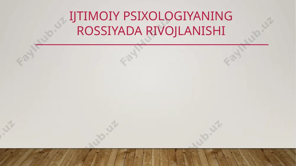 jamoaviy psixologiyaning predmeti - bu ommaning psixologiyasi. u olomon ichida amalga oshiriladigan va ommaviy harakat ishtirokchilari o'rtasida paydo bo'ladigan hissiy zo'riqishning o'ziga xos turini ta'minlaydigan bir qator psixologik mexanizmlarni o'rganadi. tadqiqot usuli - bevosita ishtirokchilar hisobotlarini tahlil qilish, shuningdek guvohlarning kuzatuvlari. voitolovskiy asarlarining publitsistik pafosi omma psixologiyasini siyosiy partiyalarning ijtimoiy harakatlari bilan chambarchas bog'liq holda tahlil qilishga chaqiriqlarda ham namoyon bo'ladi. 30- yillarda a.s.makarenko,a.zalujniy,l.t.vigotskiy,n.p.krupskaya,a.suxomlinskiy va boshqa qator olimlar o’z nazariy qarashlari marksizm bilan bevosita bog’lab jamoa va shaxs nazariyasini yaratdilar.ular shaxsning shakllanishida ijtimoiy muhitning,jamoaviy muhitning ,ta’lim-tarbiyaning ahamiyatini isbotlashga urindilar 40-60-yillarda ijtimoiy-psixologiya taraqqiyotida nisbatan sokinlik davri bo‘ldi. chunki psixologiya sohasida olib borilgan tadqiqotlar ichida ijtimoiy-psixologik tadqiqotlar yo‘q hisob edi. bu fan rossiyada va boshqa sobiq ittifoqdosh respublikalarda 70-yillardan keyin keskin rivojlana boshladi. bunda moskvalik va leningradlik (hozirgi sankt-peterburg) olimlar maktabi katta rol o‘ynadi. agar moskva shahrida, asosan, sotsial psixologiya bo‘yicha fundamental nazariy tadqiqotlar ko‘plab o‘tkazilib, unda hozir gi zamon ijtimoiy-psixologik tadqiqotlar- …