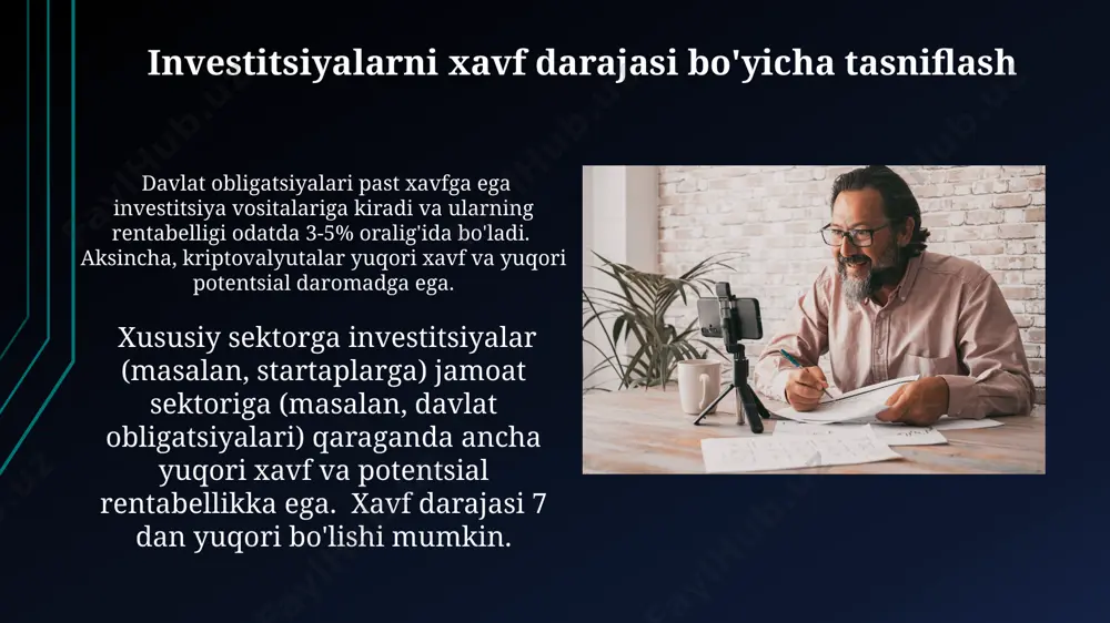 investitsiyalarni turkumlash - Page 3