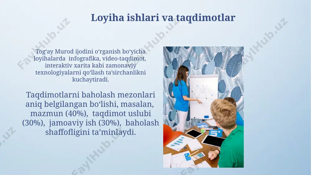 maktabda tog'ay murod hayoti va ijodini o'rganishda interfaol usullar - Page 3