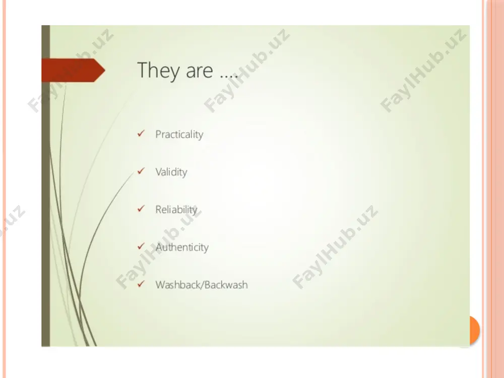 practicality, authenticity and washback of testing and assessment - Page 5