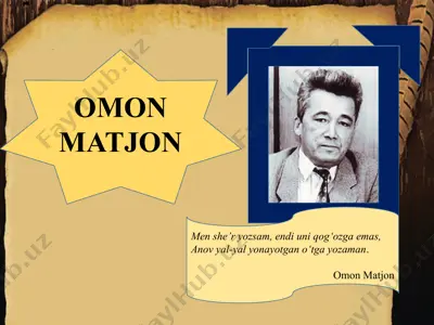 omon matjon — PPTX