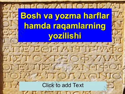 xitoyliklar haqida maqola — PPT