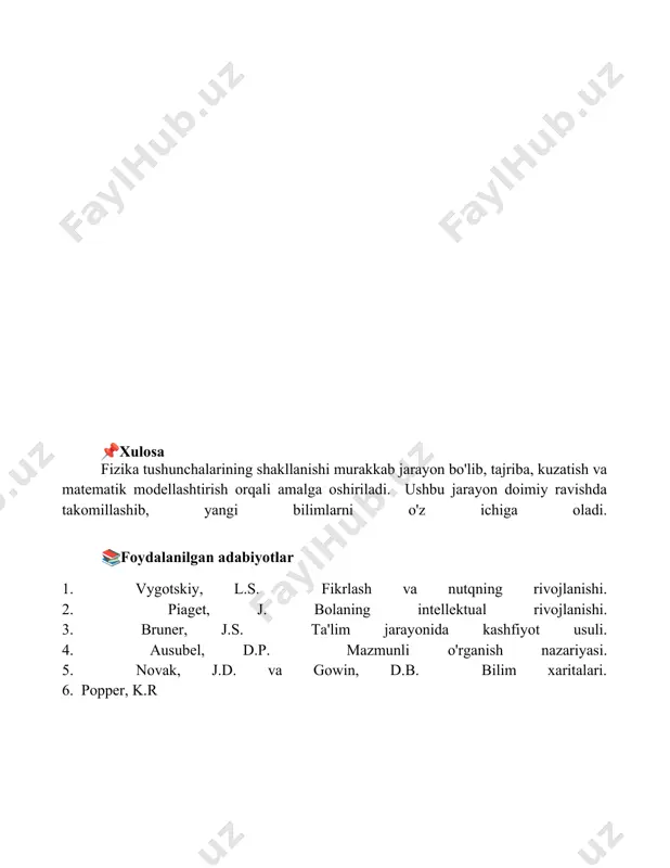 fizika tushunchalarini shakllantirish - Page 5