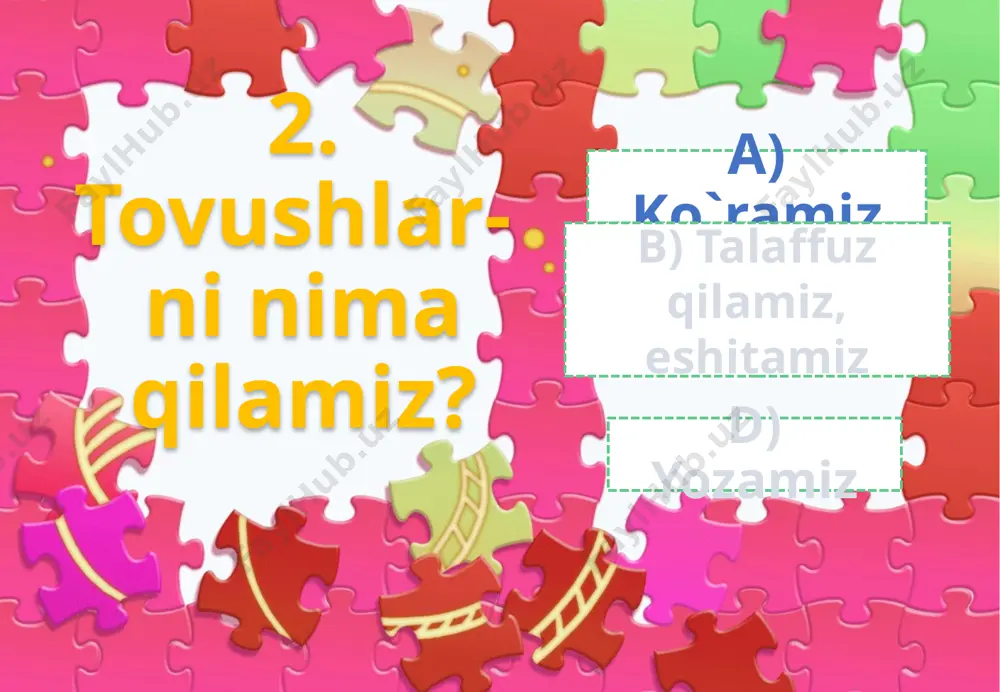 ona tilidan test topshirig`i - Page 3