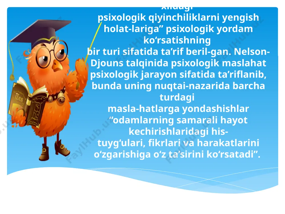 psixologik maslahatning bosqichlari - Page 4