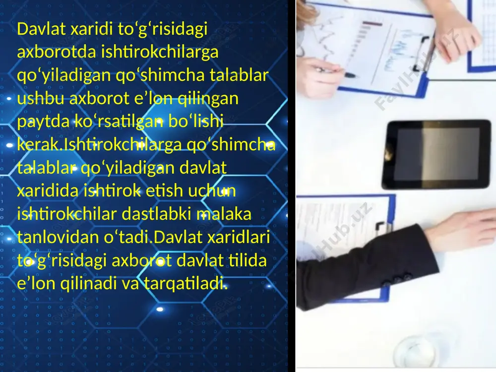 davlat xaridlari sohasini davlat tomonidan tartibga solish - Page 3