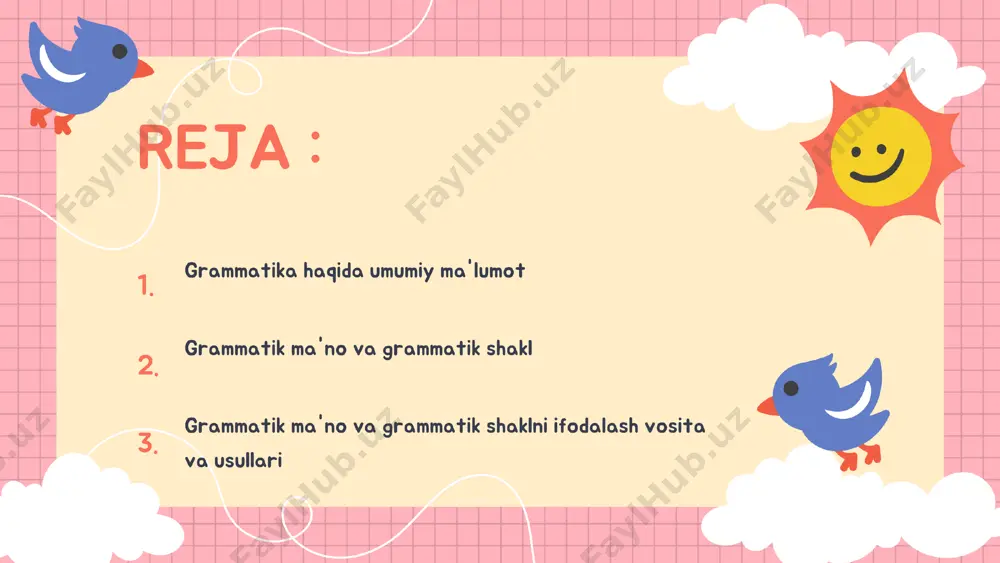 grammatika ma'no va grammatik shakl - Page 2