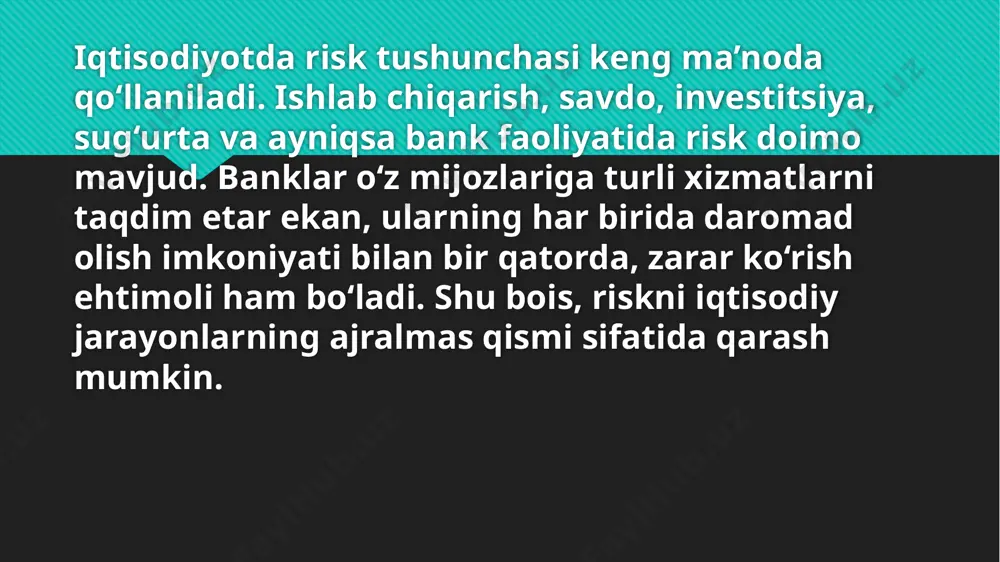 risk darajasi va ularning turlari - Page 4