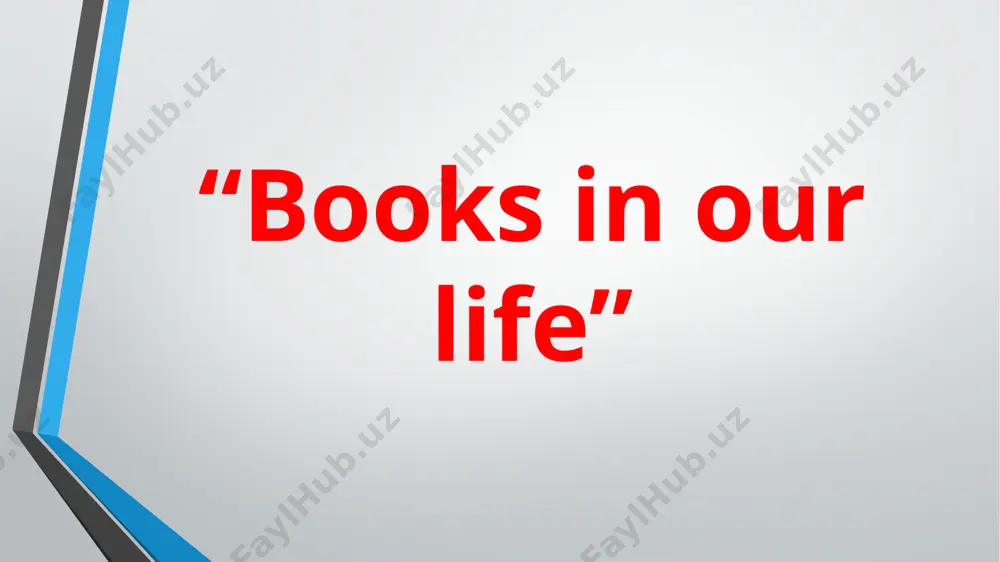 "books in our life" - Page 3