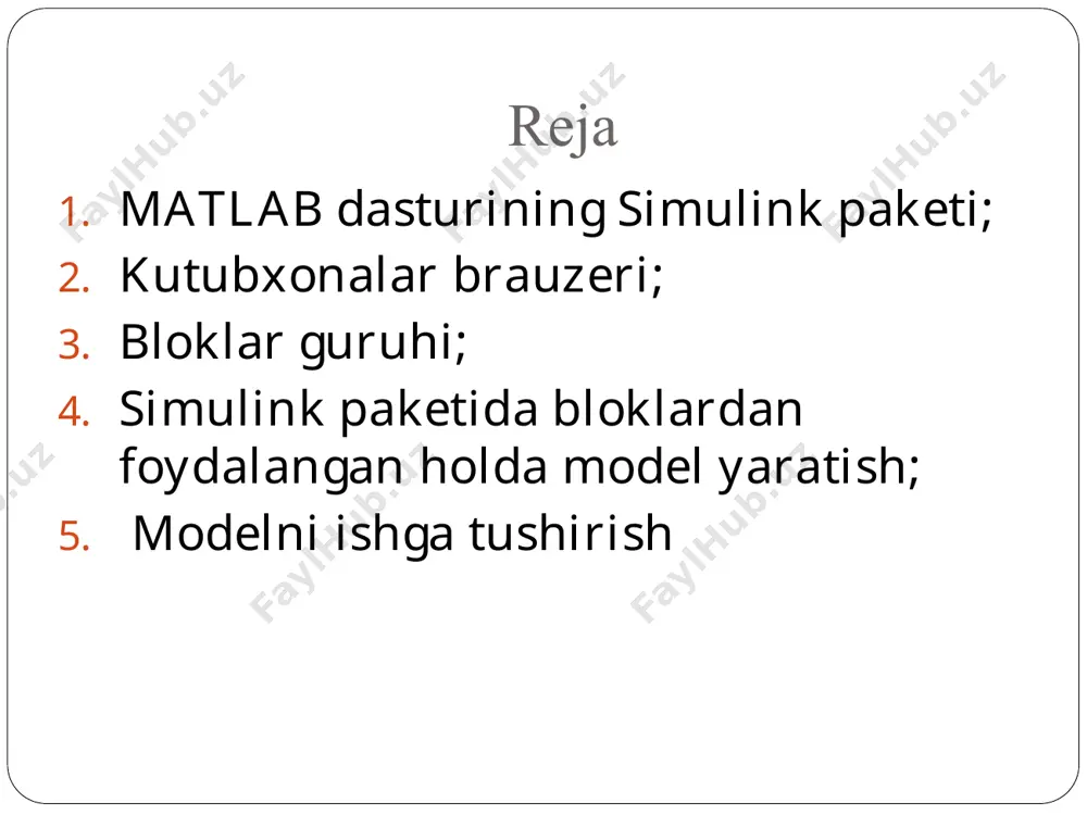 aqlang. buning uchun sxema oynasidagi menyudan file/save punkti tanlang, papka va fayl nomi ko‘rsating. ossillograf scope blokini tekshirish modelga sinusoidal signal manbasi sine wave va scope bloklarini joylashtiring (3-rasm). modelni ishga tushurib scope blokining ustida sichqonchaning tugmasini to‘xtovsiz ikki marta bosing modellash jarayonida signalning o‘zgarishini kuzating.