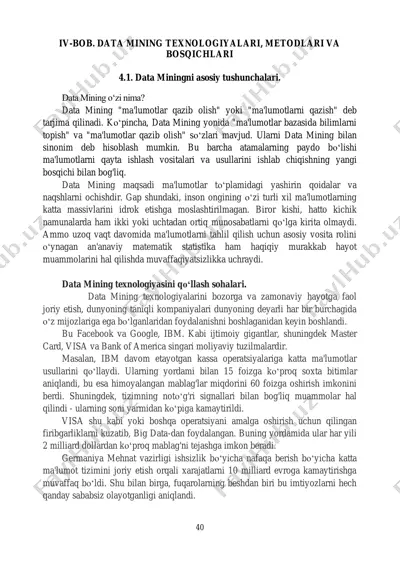 data miningni tushunish — PDF