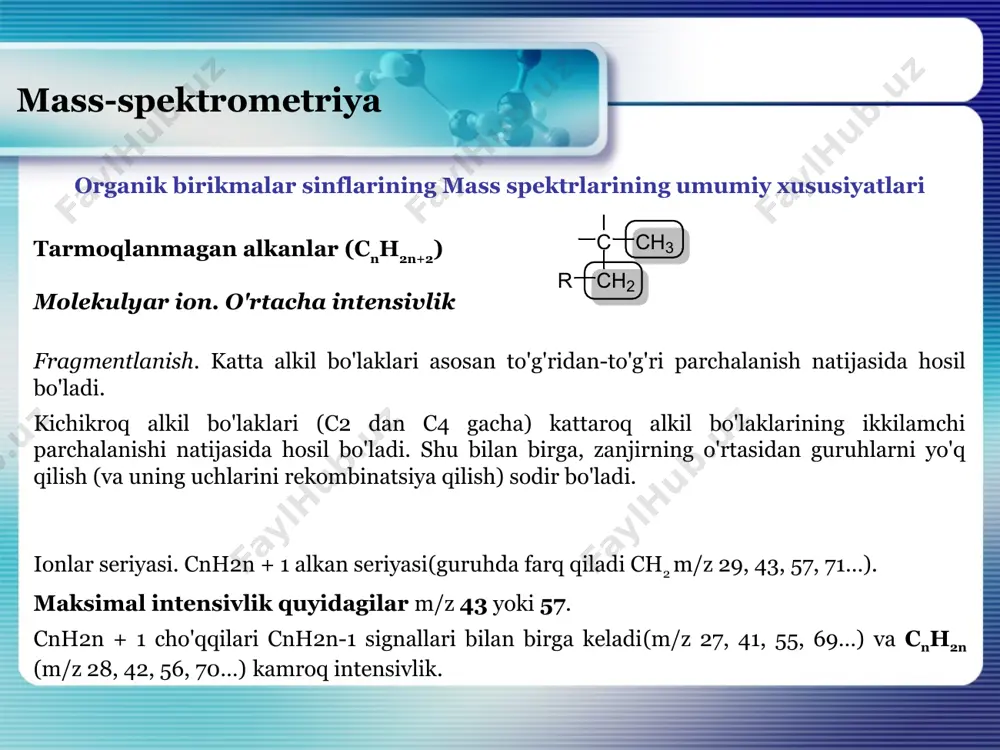 elektron va ion spektroskopiya. mass-spektrometriya - Page 5