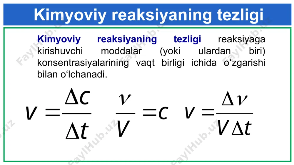 kimyoviy reaksiyalarning tezligi - Page 5