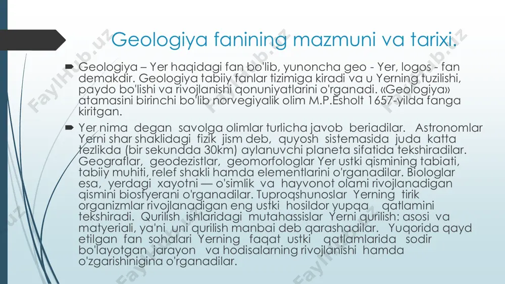 geologiya fanining mazmuni va tarixi - Page 3