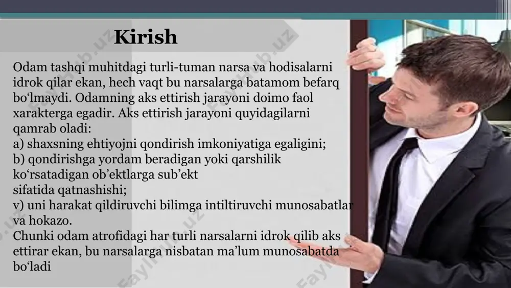 on yoqimli ko‘ydan lazzatlanish, yoki biron mashhur rassomning ishlagan ajoyib suratlarini tomosha qilib, rohatlanish estetik hissiyot hisoblanadi. agar bu hissiyotlarning nervfiziologik asoslarini tahlil qiladigan bo‘lsak, quyidagilarni ko‘rishimiz mumkin. masalan, bizga juda yoqadigan kuy boshqa millat odamiga yoqmasligi mumkin. bunda ajablanishga hech qanday o‘rin yo‘q. biz yoshlikdan boshlab mazkur kuyni bir necha yuz marotalab eshitib borishimiz natijasida ana shu kuyga nisbatan deyarli buzib bo‘lmaydigan nihoyatda murakkab dinamik streotip yuzaga keladi. ana shuning uchun ayrim kuylar bizga yoqadi, ayrimlari esa yoqmaydi. suratlar masalasiga kelganda shuni aytish kerakki, qadimgi klassik asarlar ularning ishlanish uslubi realligi bizni hayratda qoldirib zavq tug‘diradi. aksincha, hozirgi rassomlar tomonidan ishlangan rasmlar odamda qandaydir noxush hissiyotni tug‘diradi. demak, uzoq yillar davomida yuzaga keladigan dinamik streotiplar ayrim murakkab hisni tashkil qiladi. shunday qilib, hissiyot vegetativ nerv tizimi orqali boshqariladigan ichki a’zo faoliyati bilan bog‘liq bo‘lsa ham bari bir bosh miya po‘sti orqali idora qilinadi. chunki akademik i.v.pavlovning fikricha, odamning butun …
