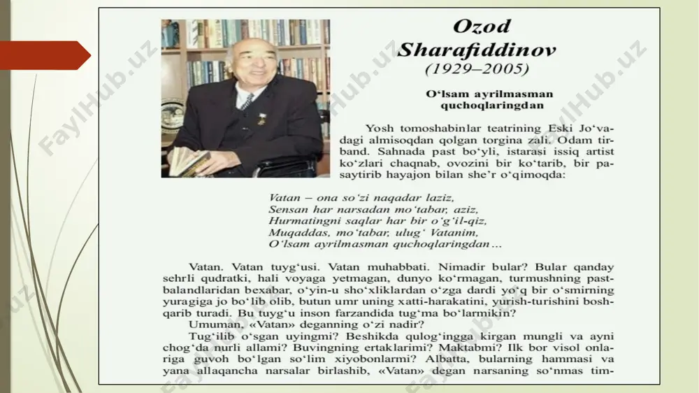 "ozod sharofiddinovning “o‘lsam ayrilmasman quchoqlaringdan” maqolasi" - Page 3