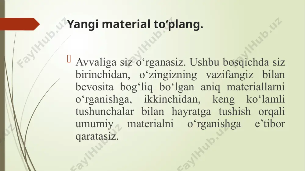 antiradi va rasmni yana "chiroyli"qilishi kerak bo'lgan keyingi odamga uzatadi.shunday qilib, varaq butun doiradan o'tadi. rasm birinchi muallifga qaytariladi. bitta harf. hikoya tuzing, unda barcha so'zlar bitta harf bilan boshlanadi. agar siz do'stlaringiz bilan yozsangiz, bu juda kulgili bo'lib chiqishi mumkin. bu ijodkorlikni oshirishning qiziqarli usuli. ijobiy va salbiy tomonlari. biror narsaning 10 ta afzalliklari va 10 ta kamchiliklarini yozing. masalan, maktab formasining ijobiy va salbiy tomonlari.manba: https://www.kadrof.ru/how-to-develop-creativity maqsad: tasavvur, plastika, badiiylikni rivojlantirish.ko'rsatmalar:"endigina yurishni boshlagan chaqaloq kabi, keksa odam kabi, estrada xonandasi, balet raqqosasi, shoshadigan joyi bo'lmagan odam kabi va hokazo." image1.jpeg image2.jpeg image3.jpeg /docprops/thumbnail.jpeg