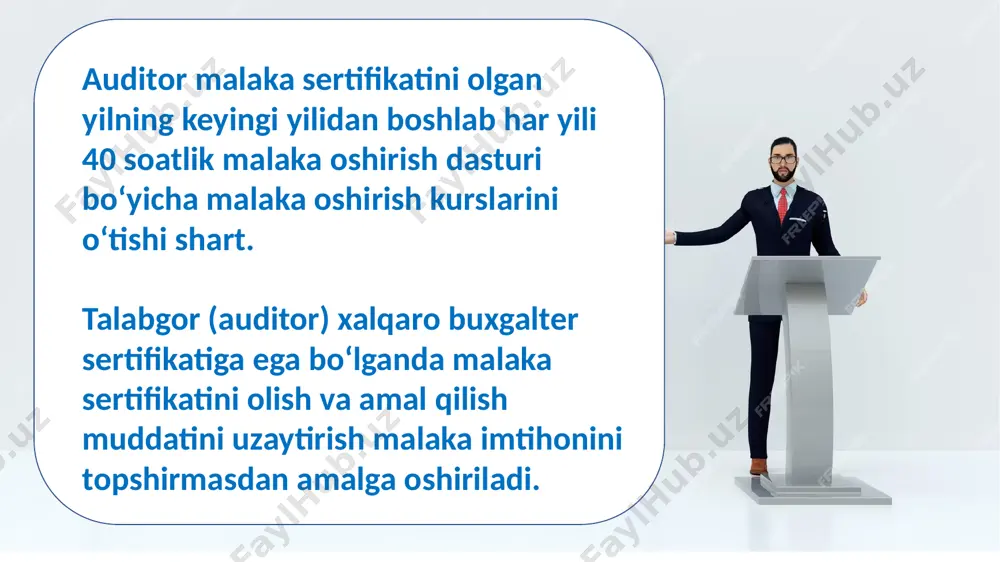 auditorlik faoliyatini sertifikatlash tartibi - Page 5