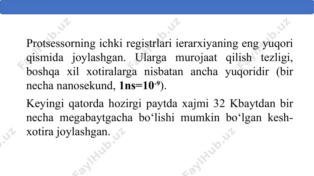 xotiraning tashkil etilishi va turlari - Page 4