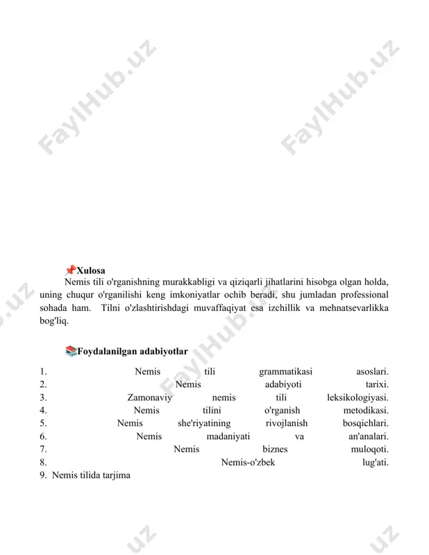 deutsche thema: universität. german tili va uning o‘rganilishi - Page 5