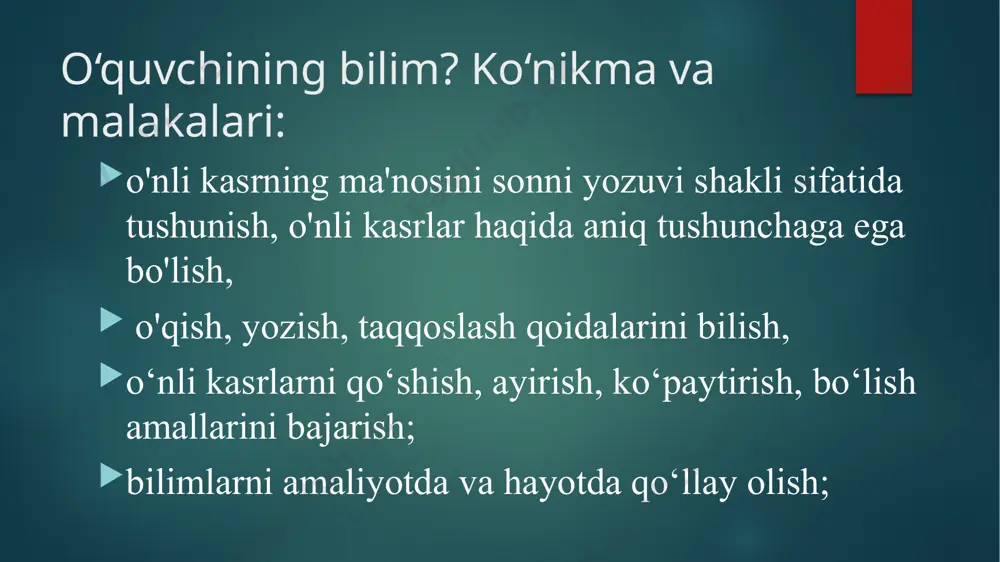 o’nlik asrlardao’nlikasrlarnio’qitish metodikasi - Page 4