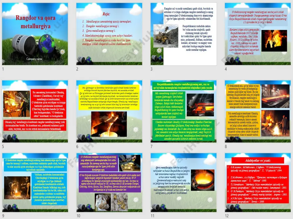 rangdor va qora metallurgiya - Page 3