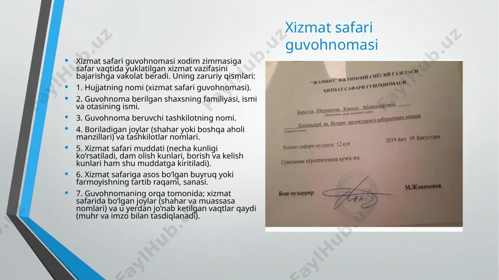 guvohnoma va uning zaruriy qismlari - Page 5