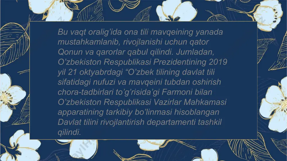 o'zbek tilining taraggiyoti - Page 5