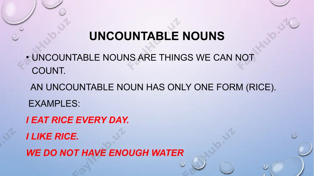 countable and uncountable nouns - Page 3