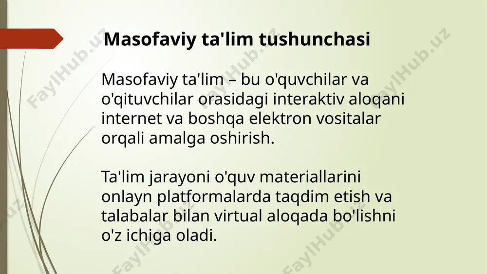 masofaviy ta'lim va uning turlari - Page 5