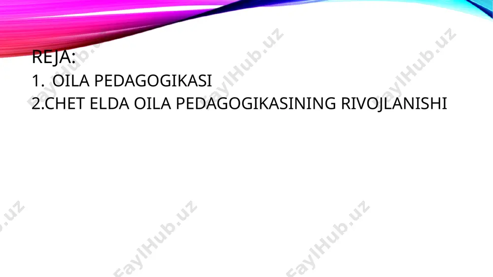 aki va yozma yodgorliklarida: maqol, hikmat, ertak, aytishuvlarda oila, ota-ona, oilaviy barqarorlik o‘zaro munosabat masalasiga alohida e’tibor qaratilgan. ota-ona behad bo‘ladi xursand, farzand bo'lolsa munosib farzand! javhar zamindar ibn sino tarbiyaviy qarashlarida oila va oilaviy masalalariga keng o‘rin berilgan. ota oilada o‘z farzandlariga har tomonlama yurishturishda, nutq odobida, so‘z madaniyatida, o‘zaro muomala jarayonida eng muhimi amaliy ish faoliyatida to‘g‘rilik va haqqoniylik, samimiylikka namuna bommog'i kerak. oilada farzand tarbiyasining to‘g‘ri yomga qo‘yishning asosiy vositasi uning ma’naviy olamida e’tiqodni shakllantirish, deb hisoblagan edi olim. yusuf xos hojib «qudatg‘u bilig» asarida oilaviy maishiy turmush muammolariga ham katta e’tibor beradi. u kishilami uylanib, oila qurishidan boshlab, farzand tarbiya etish, oilaning moddiy ta’minotini yuritishgacha bo‘lgan eng zaruriy vazifalarini birma bir bayon etadi. ota-onalar nazoratida bo'lgan bolaning mas’uliyat hissi rivoj topadi. shu sababli ham bola tarbiyasida ota-onaning mavqeyi alohida ahamiyatga egadir. ular tanlagan to‘g‘ri yom farzandlarining kelajagi, kamoloti uchun nihoyatda muhim-dir mirzo ulug‘bekning qarashlarida bolaning bilim …