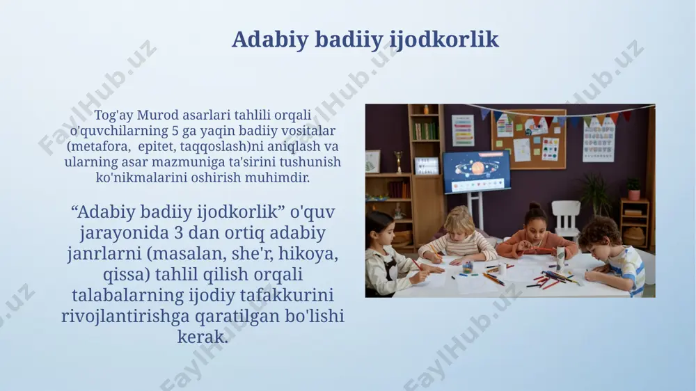 maktabda tog'ay murod hayoti va ijodini o'rganishda interfaol usullar - Page 5