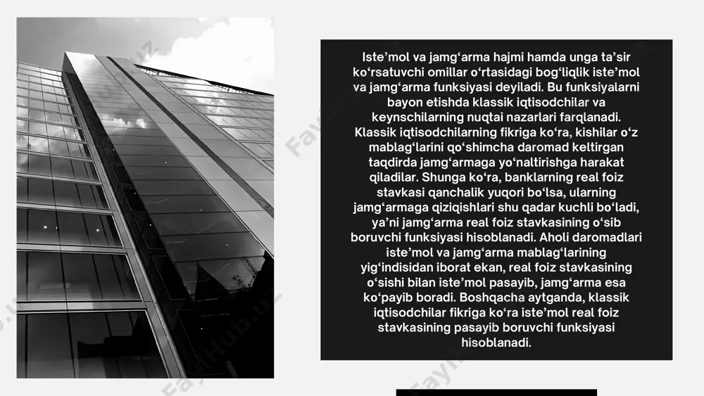 dligi mavjud bо‘lmagan holatga nisbatan ham tatbiq etilib, takomillashtirilgan model hisoblanadi. shunga kо‘ra, biz ham makrodarajadagi boshqa muammolarni kо‘rib chiqish va tahlil qilishda asosan ushbu modeldan foydalanamiz. 2000 yilda jami investitsiyalarning 61 foizi qurilish-montaj ishlariga, 25 foizi uskuna va jihozlarni sotib olishga yо‘naltirilgan bо‘lsa, 2008 yilda qurilish-montaj ishlarining salmog‘i 37 foizga qadar pasayib, uskuna va jihozlarni sotib olishga yо‘naltirilgan mablag‘larning salmog‘i 39 foizga qadar о‘sdi. bu esa, jalb etilayotgan investitsiyalardan foydalanish samaradorligining о‘sishiga ahamiyatli darajada ta’sir kо‘rsatadi. umuman olganda, о‘zlashtirilgan barcha investitsiyalarning 50 foizga yaqini ishlab chiqarishni modernizatsiya qilish va texnik qayta jihozlashga yо‘naltirildi. keyingi yillarda о‘zbekiston iqtisodiyotiga kiritilayotgan xorijiy investitsiyalar hajmining izchil va barqaror о‘sib borayotgani e’tiborga sazovordir. 2008 yilda 1 milliard 700 million aqsh dollari miqdoridagi xorijiy investitsiyalar о‘zlashtirildi. bu 2007 yildagiga nisbatan 46 foiz kо‘p demakdir. eng muhimi, xorijiy investitsiyalarning 74 foizini tо‘g‘ridan-tо‘g‘ri investitsiyalar tashkil etdi. jahon inqirozi davom etayotganiga qaramasdan, 2009 yilda mamlakatimiz iqtisodiyotiga jalb etiladigan …