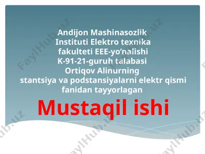 generatorlarning vodorod hamda suv bilan sovutish tizimlari — PPTX