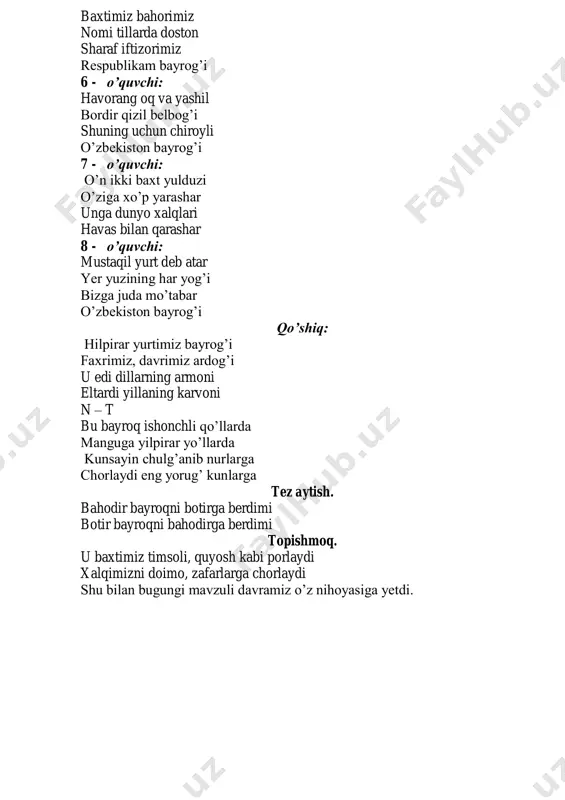 mangu hilpira o’zbek bayrog’i tadbiri - Page 5