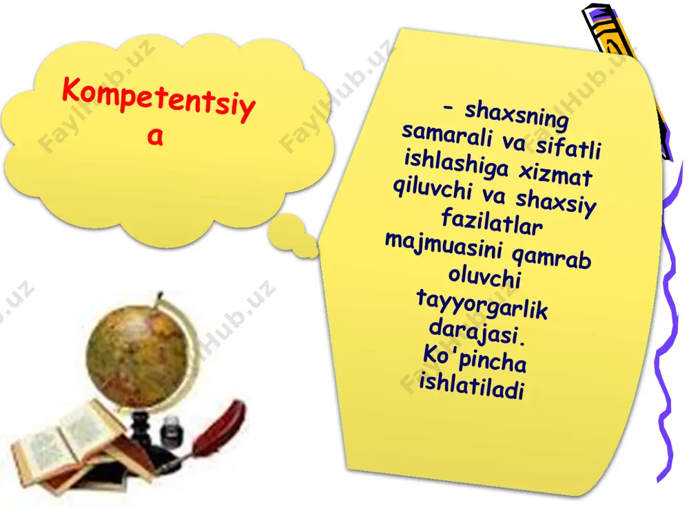 e'dod daraja bu quyidagi_ _ mezonlar asosida quyidagicha aniqlanadi : mustaqil qaror qabul qilish; o'z kuchingizga ishonch; faol tadqiqot; fikrlash tezligi; fikrlashning moslashuvchanligi; g'oyaning o'ziga xosligi; g'oyaning mukammalligi; g'oyaning ijobiy yo'nalishi; axborotni qayta ishlash va yo'naltirish qobiliyati; tasavvur; uzoqdagi fikrlarni bog'lash qobiliyati; fikrning og‘irligini baholay olish; yechim nafis , chiroyli va oddiylik ; juda ko'p g'oyalar sirt olib keling g'oyalarni olish _ _ oqilonalik _ ijodkorlik darajani aniqlash testi , muammoli vazifalar va tajriba usullari ular orasida tajribadan foydalaniladi talaba shaxsiyat imkoniyatlar vaqt yoki ortiqcha sharoitlar bilan cheklamang o'ziga xoslik orqali ko'pchilik juda ko'p ma `lumot hisoblangan qabul qilish usulini bering shaxsiy tasdiqlash topildi_ _ adabiyot s.t.turg‘unov va boshqalar. o'qituvchilarning kasbiy kompetentsiyasini rivojlantirishda ta'lim muassasalari rahbarlarining funktsional vazifalari. - t. 2011 yil sh. sharipov, n. muslimov, m. ismoilova. kasb-hunar ta'limi pedagogikasi. uslubiy qo'llanma. -t. 2005 _ _ muslimov n.a. va b. kasbiy ta'lim o'qituvchilarining kasbiy kompetentsiyasini rivojlantirish texnologiyasi. - t.: …