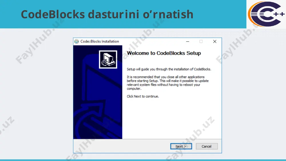 laboratoriya mashg‘uloti. c++ dasturlash muhitini o‘rnatish - Page 4