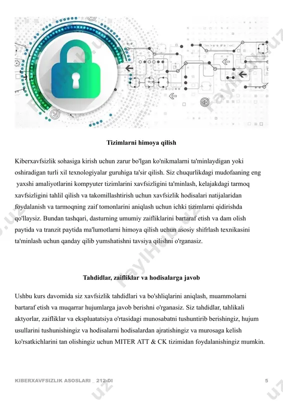 kiberxavfsizlik asoslari - Page 5