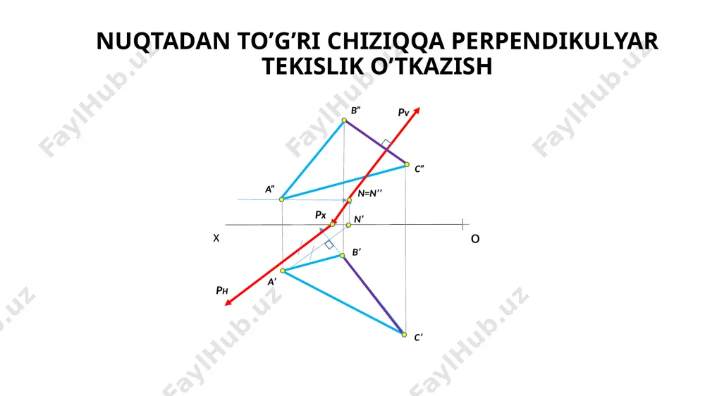to’g’ri chiziq va tekisliklarning perpendikulyarligi - Page 4