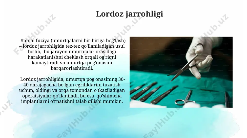 umurtqa pog‘onasi patalogiyalarini operativ davolash usullari - Page 4