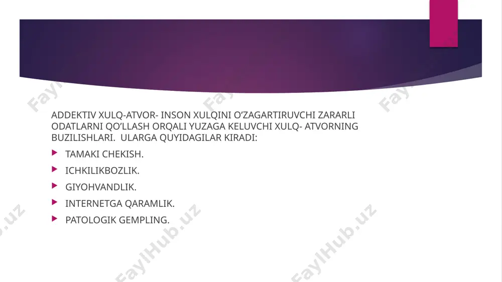 addektiv buzilishlar - Page 4
