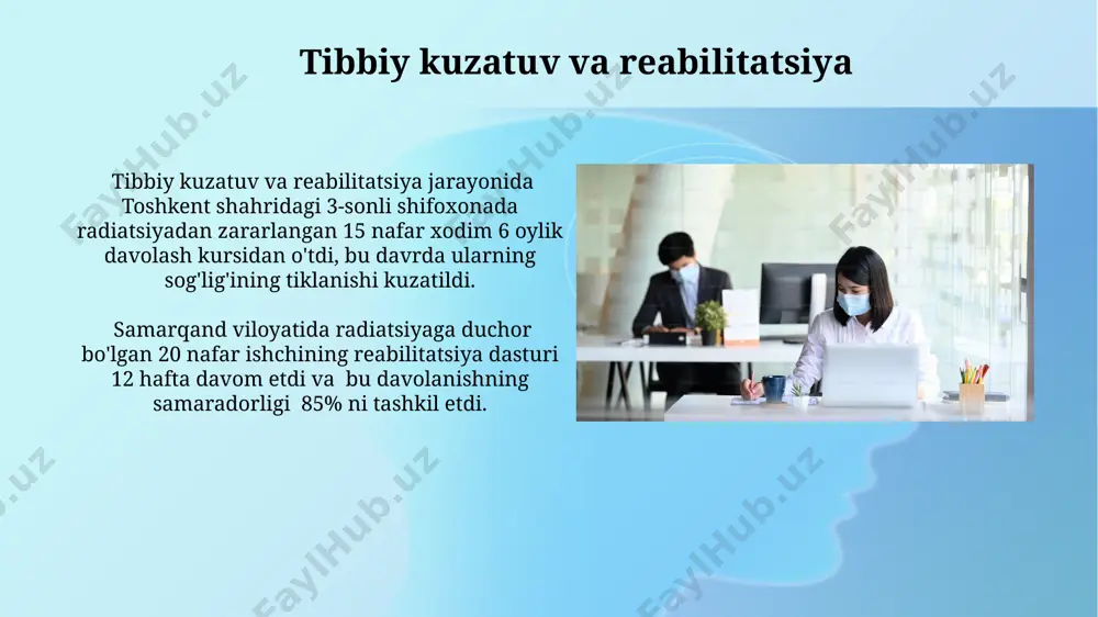 an bo'lib, unda qon tahlillari va boshqa tibbiy tekshiruvlar o'tkaziladi. e'tiboringiz uchun rahmat @taqdimot_robot image2.jpg image3.jpg image4.jpg image5.jpg image6.jpg image7.jpg image8.jpg image9.jpg image10.jpg image1.png