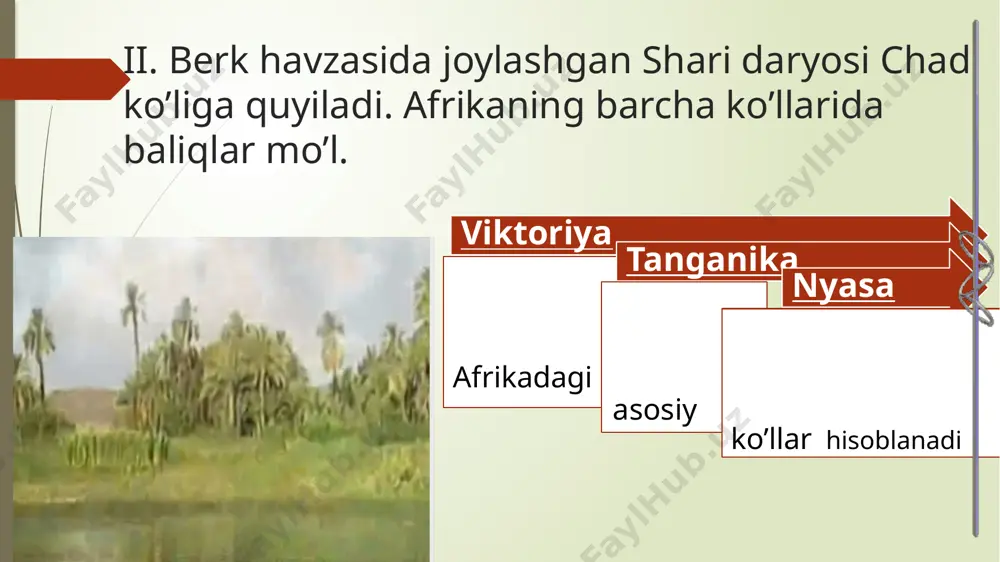 afrika materigi ichki suvlari (dars ishlanma) - Page 5