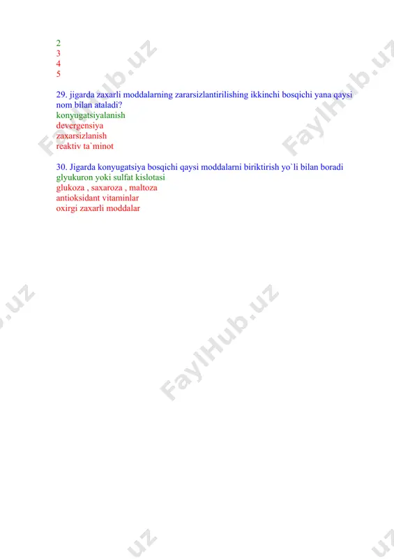 qonning detoksifikatsiya funktsiyasi - Page 5