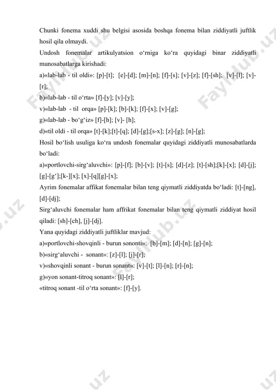 unli va undosh fonemalar paradigmasi - Page 4