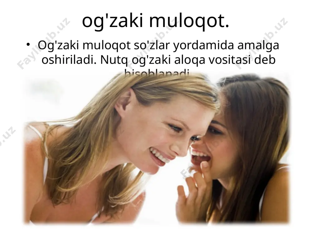 og'zaki va og'zaki bo'lmagan aloqa vositalari - Page 5