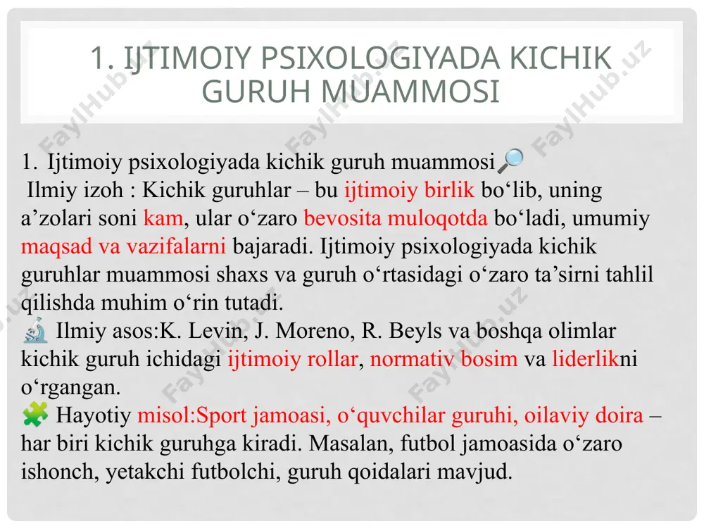 ijtimoiy psixologiyada kichik guruh muammosi - Page 3
