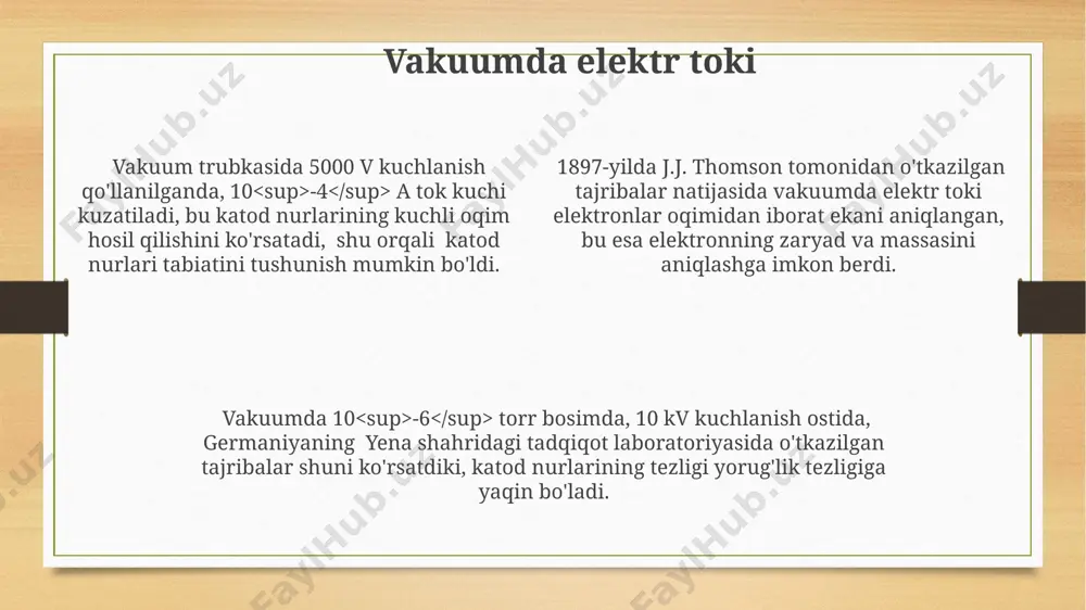 vakuumda elektr toki. katod nurlari - Page 4